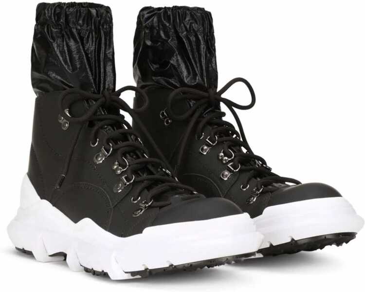 Ghete Dolce & Gabbana Lace-Up Boot BLACK Barbati (BM 9560660) 2