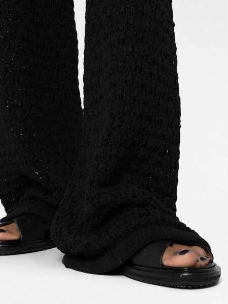 Pantaloni casual ROTATE Birger Christensen Knit Pants BLACK Femei (BM 9560729) 3