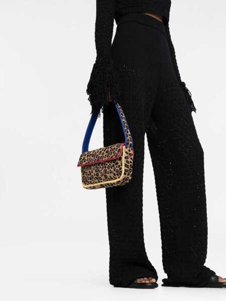 Pantaloni casual ROTATE Birger Christensen Knit Pants BLACK Femei (BM 9560729) 5