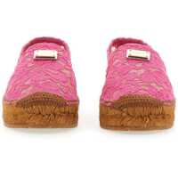 Espadrile Dama - Espadrile Dolce & Gabbana Happy Garden Espadrilles FUCHSIA Femei (BM 9560732) - B-mall.ro