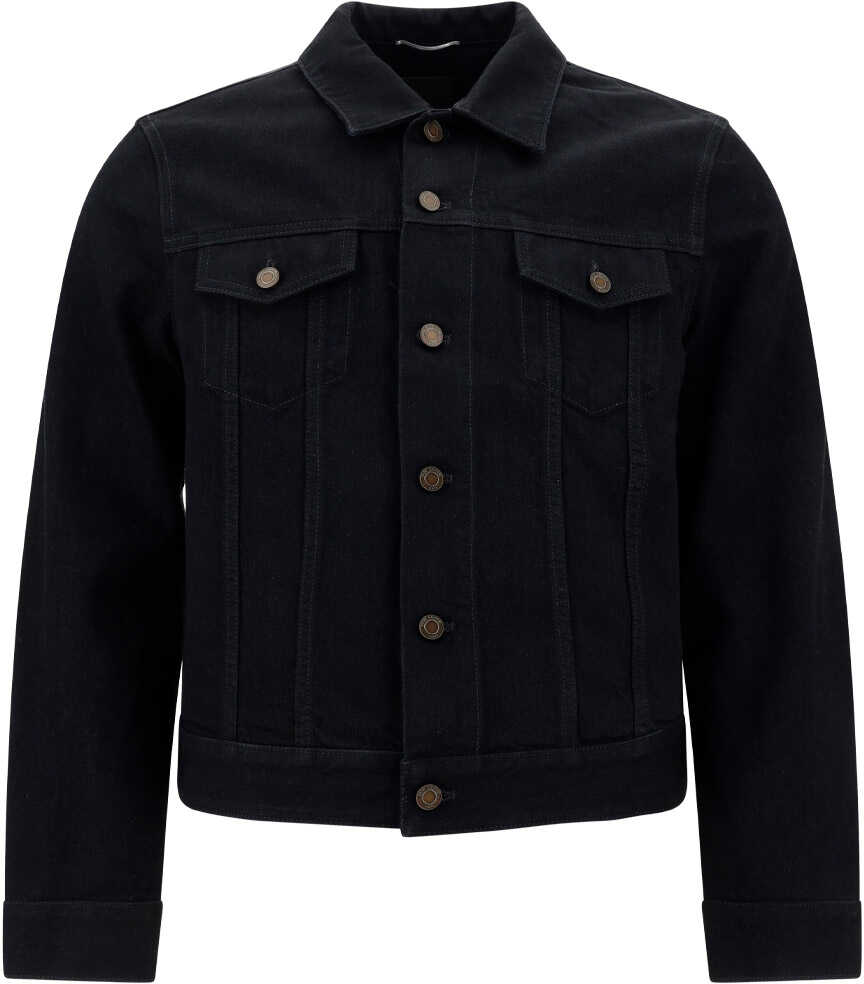 Saint Laurent Denim Jacket WORN BLACK