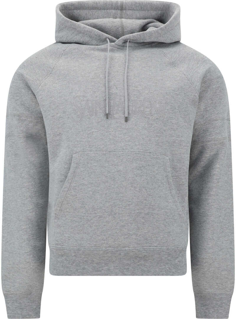 Saint Laurent Hoodie GRIS CHINE