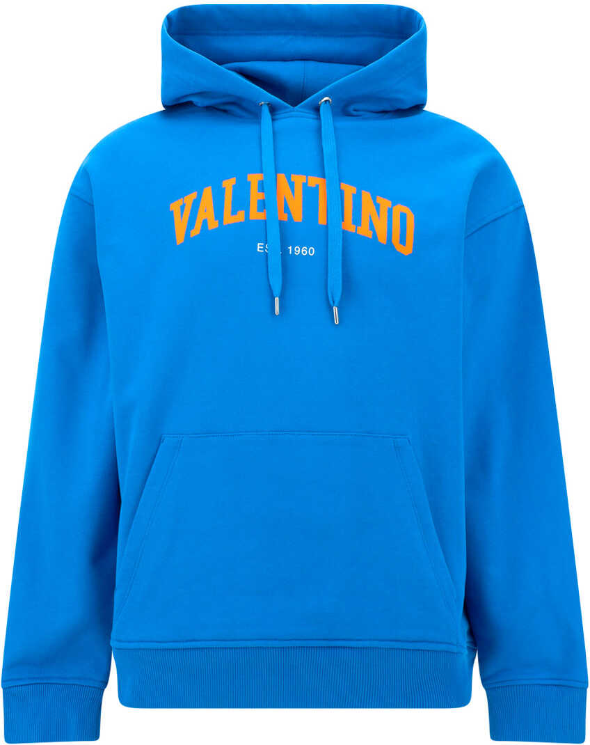 Valentino Garavani Hoodie TURCHESE/ARANCIO