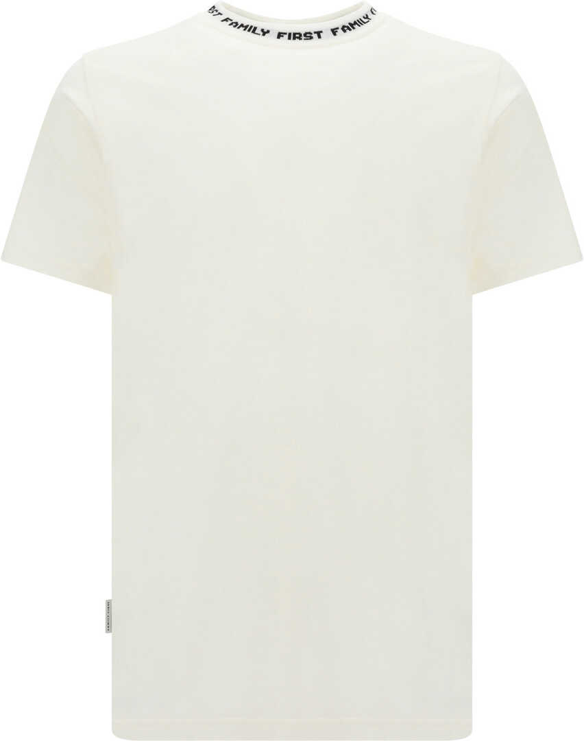 Family First Collar T-Shirt WHITE