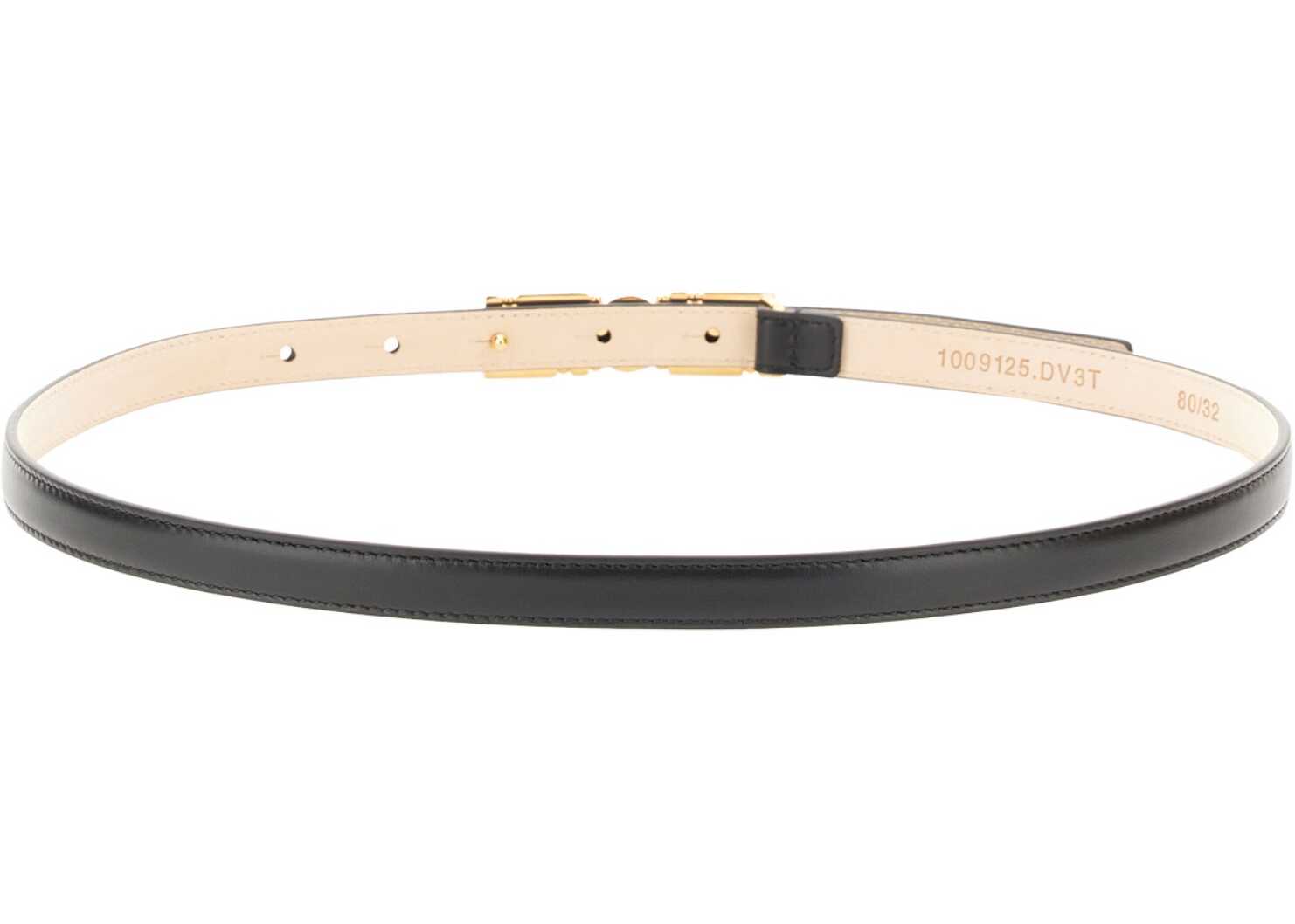 Versace Greek Jellyfish Belt BLACK