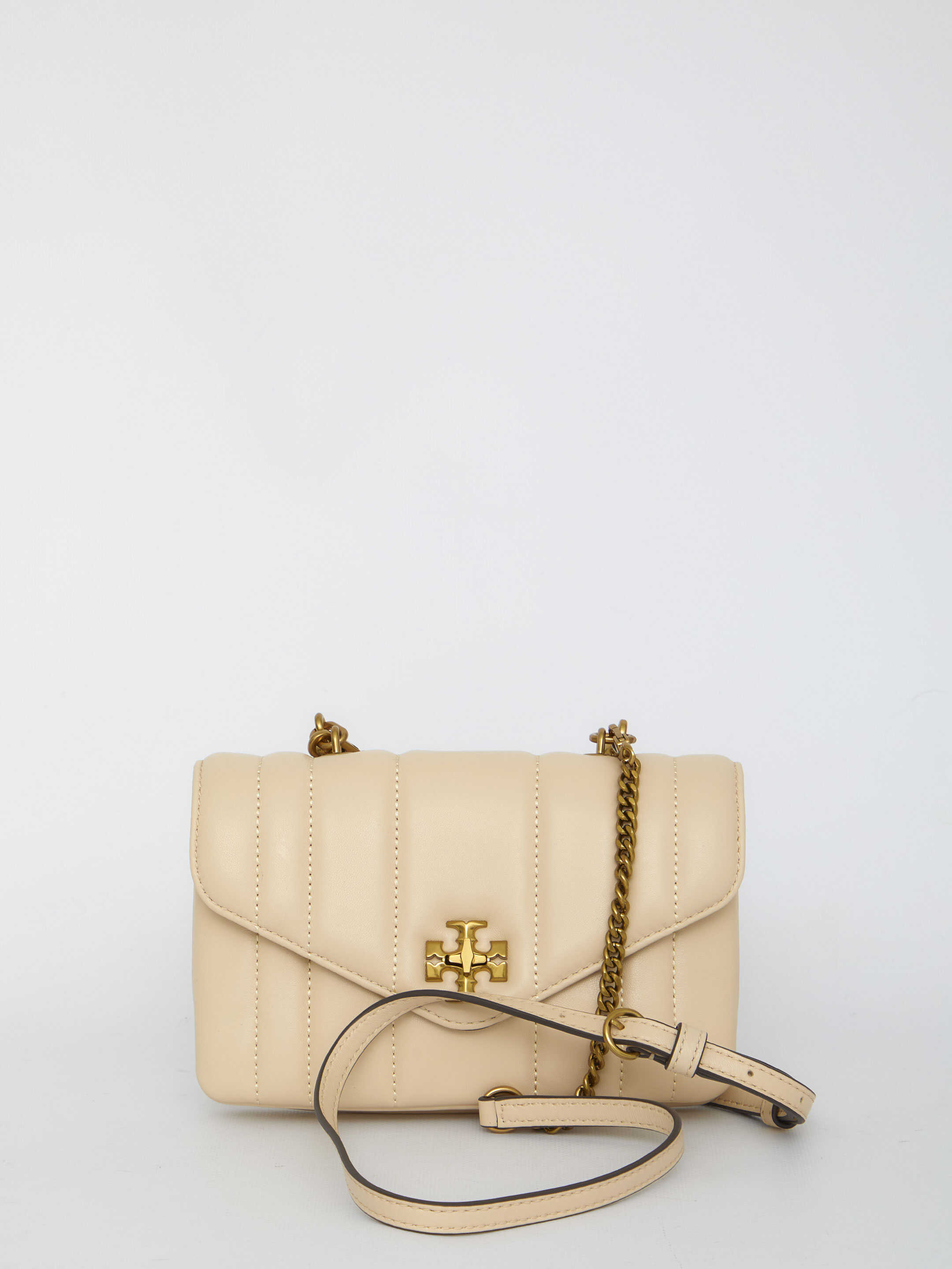 Tory Burch Mini Kira Top Handle Bag White