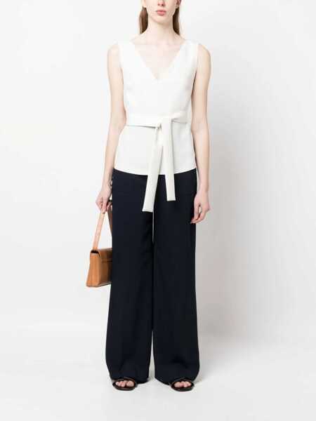 Bluze P.A.R.O.S.H. V-neck blouse White Femei (BM 9563975) 2