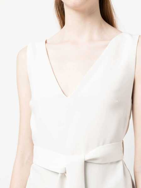 Bluze P.A.R.O.S.H. V-neck blouse White Femei (BM 9563975) 5