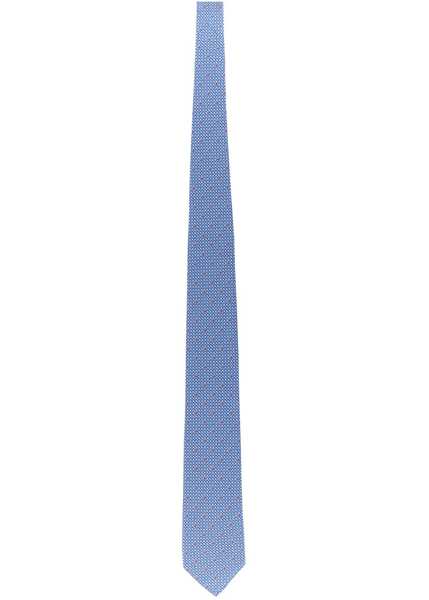 Cravate Barbati Ferragamo Tie With Gancini Print