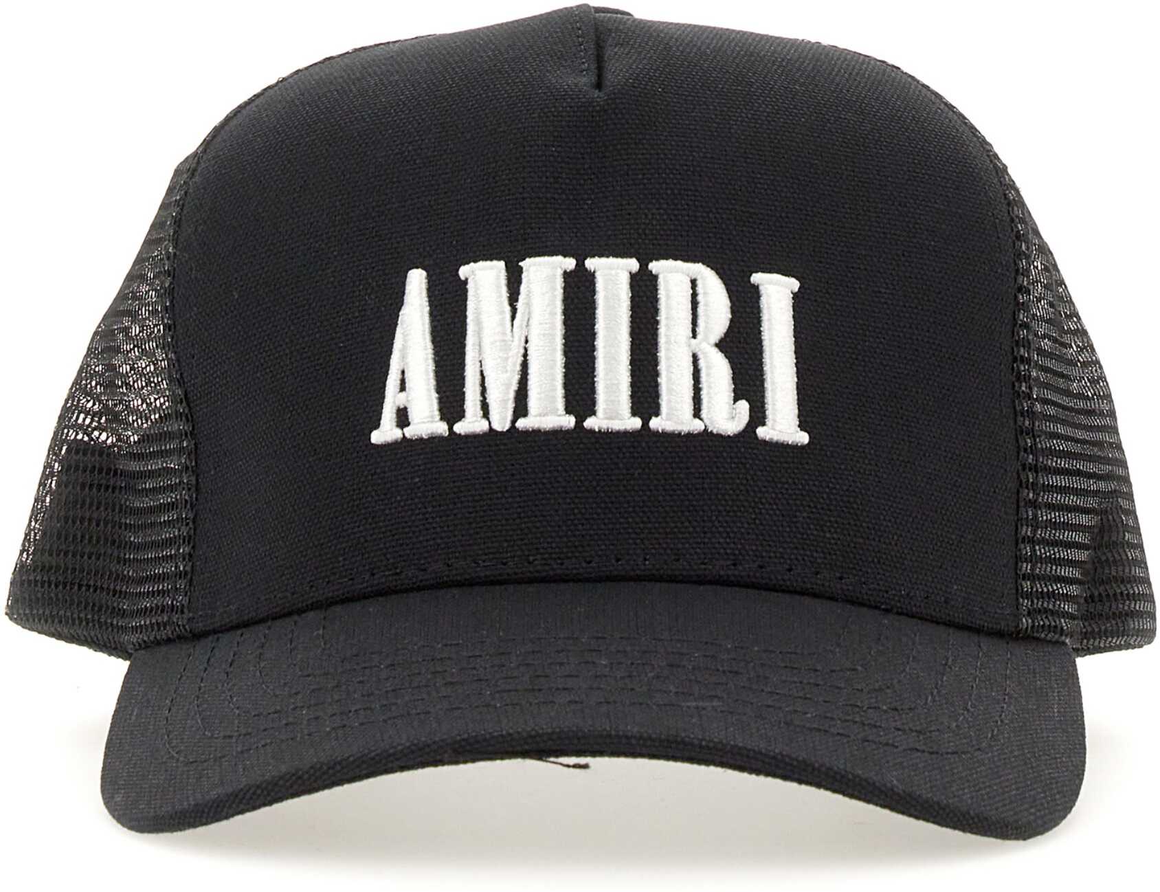 AMIRI Trucket Hat With Logo Embroidery BLACK