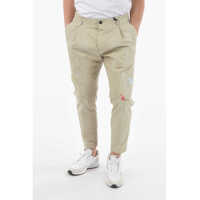 Pantaloni casual Vintage Effect Single-Pleat Hand Me Down Fit Pants Barbati