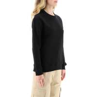 Pulovere casual Multicolored Logo Embroidery Sweatshirt Femei