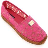 Espadrile Dama - Espadrile Dolce & Gabbana Taormina Lace Espadrilles FUXIA Femei (BM 9567254) - B-mall.ro