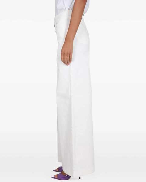 Pantaloni casual Department Five Yoko Extraflare Pants WHITE Femei (BM 9567461) 3