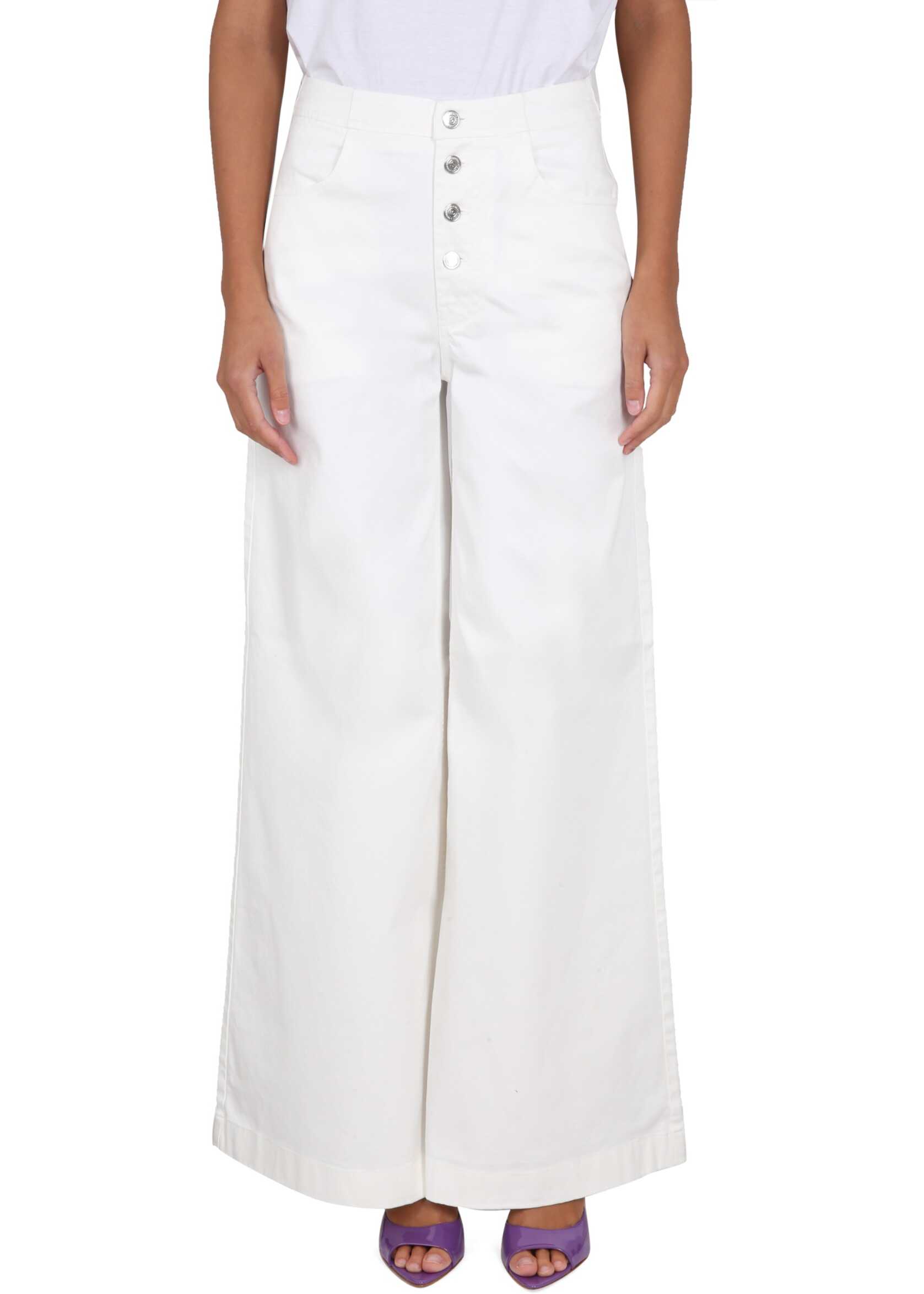 Department Five Yoko Extraflare Pants WHITE