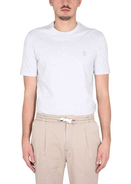 Tricouri Barbati Brunello Cucinelli T-Shirt With Logo