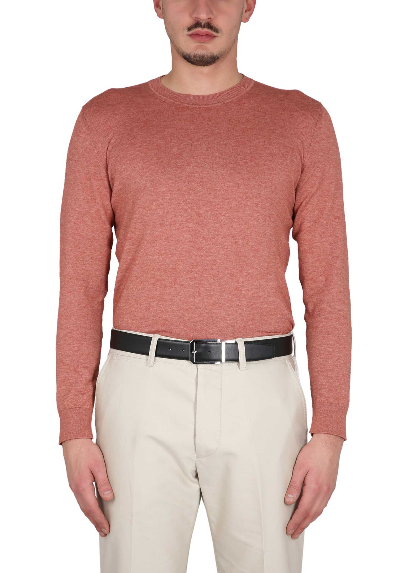 ZEGNA Cashmere Blend Sweater PINK