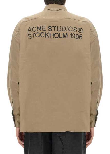 Camasi casual Acne Studios Shirt With Pockets BEIGE Barbati (BM 9567542) 3