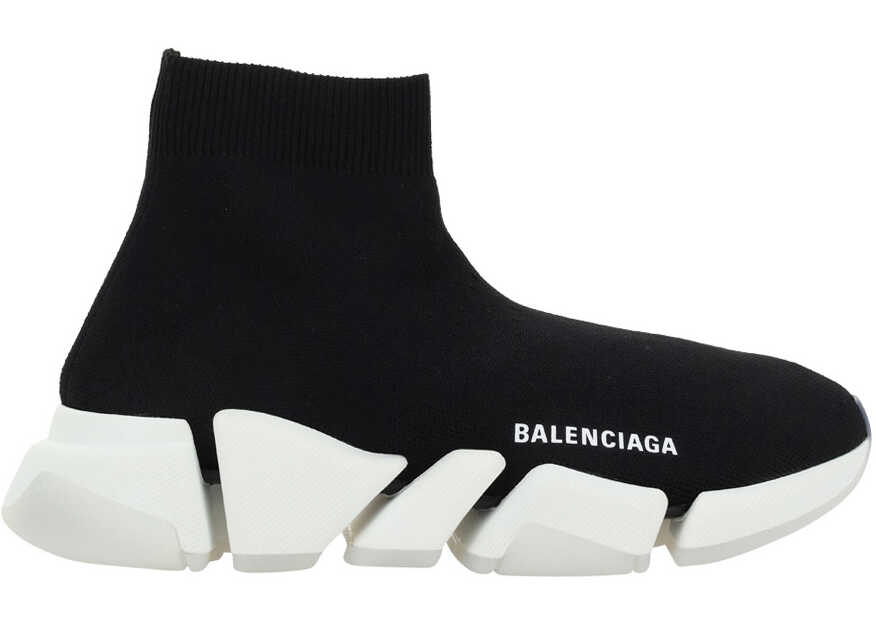 Balenciaga Speed Sneakers BLACK/WHITE/TRASPARENT