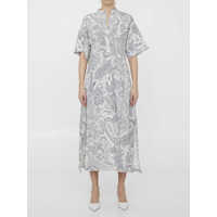 Rochii elegante Paisley Viscose Dress Femei