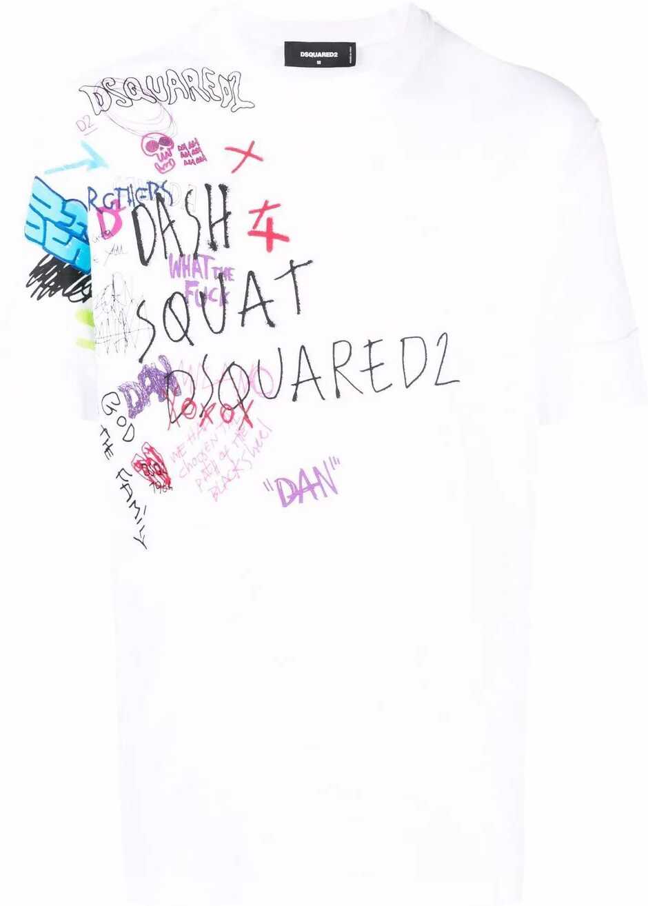 DSQUARED2 Cotton T-Shirt WHITE