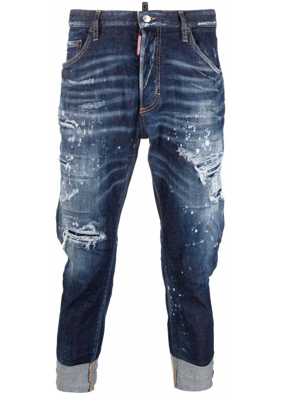 DSQUARED2 Cotton Jeans BLUE