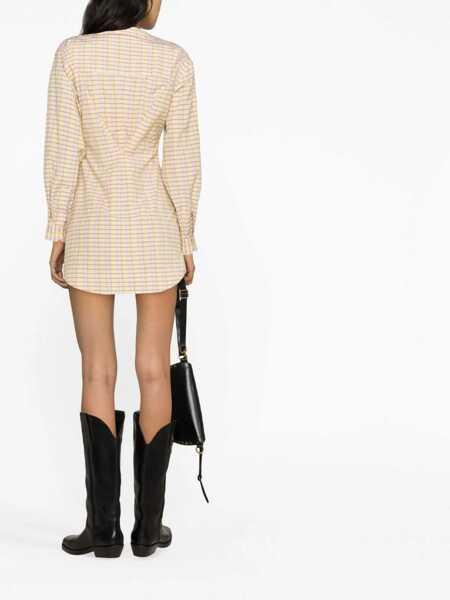 Rochii casual Isabel Marant Coral Dress YELLOW Femei (BM 9570230) 3