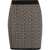 Balmain Monogram Skirt BLACK