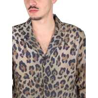 Camasi casual pentru Barbati - Camasi casual Balmain Leopard Printed Pyjama Shirt MULTICOLOUR Barbati (BM 9570263) - B-mall.ro