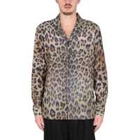 Camasi casual Leopard Printed Pyjama Shirt Barbati