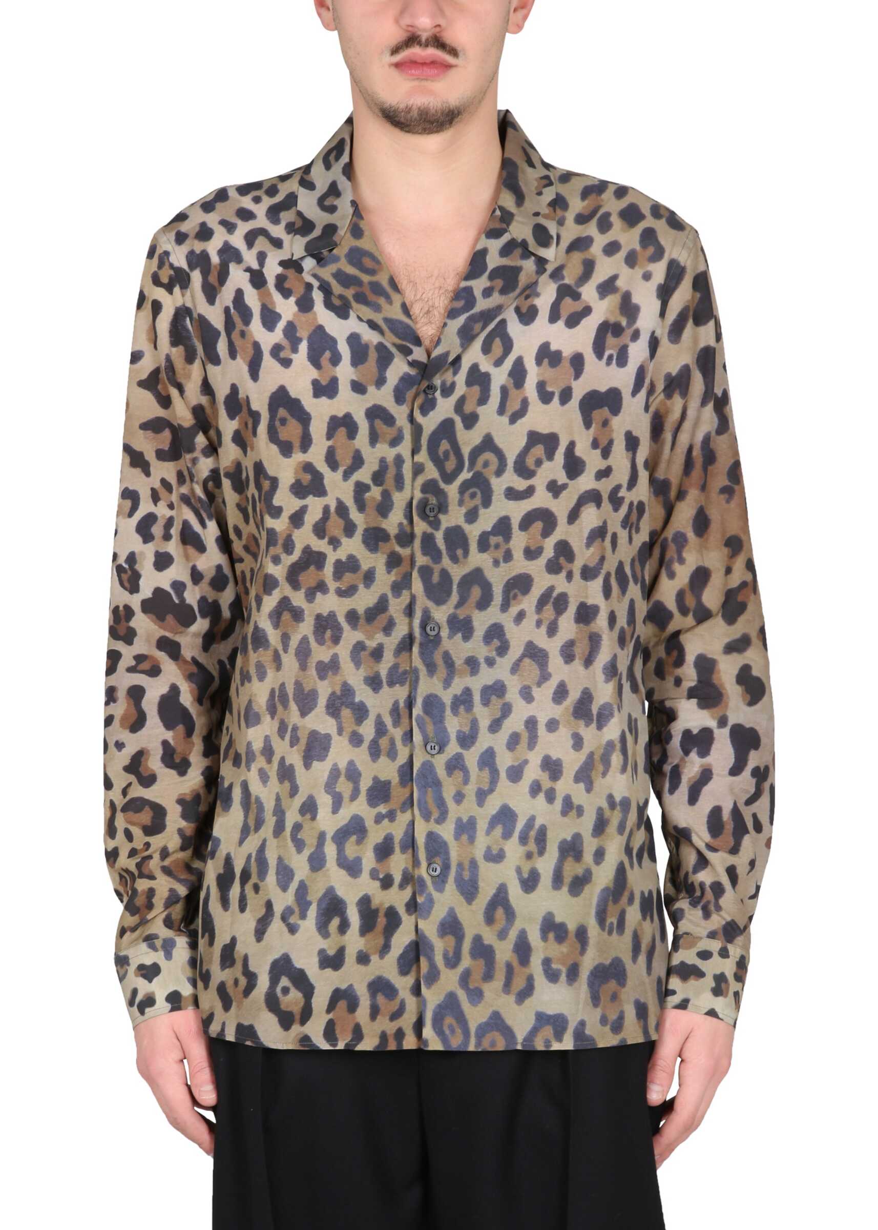 Balmain Leopard Printed Pyjama Shirt MULTICOLOUR