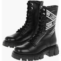 Botine Love 5Cm Quilted Detail Wtassel50 Combat Boots With Logoed B* Femei