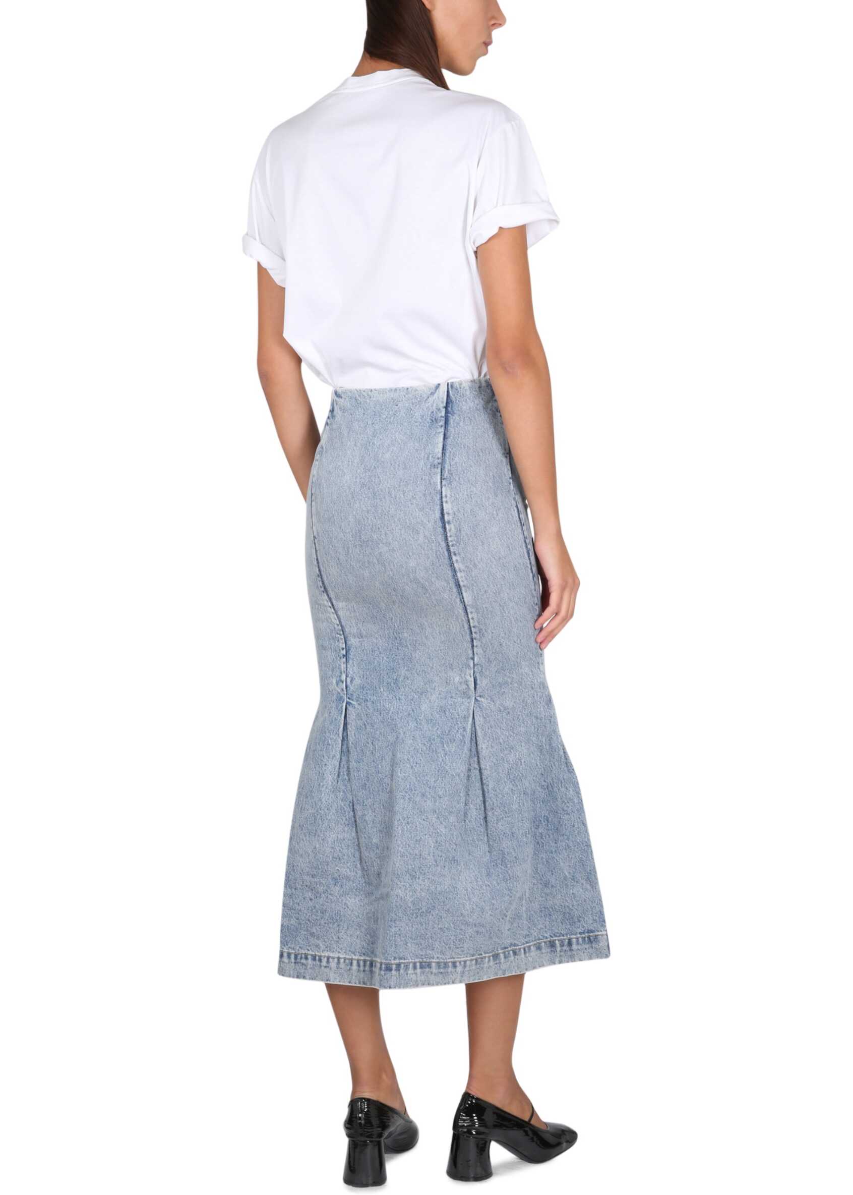 Khaite Denim Skirt BLUE