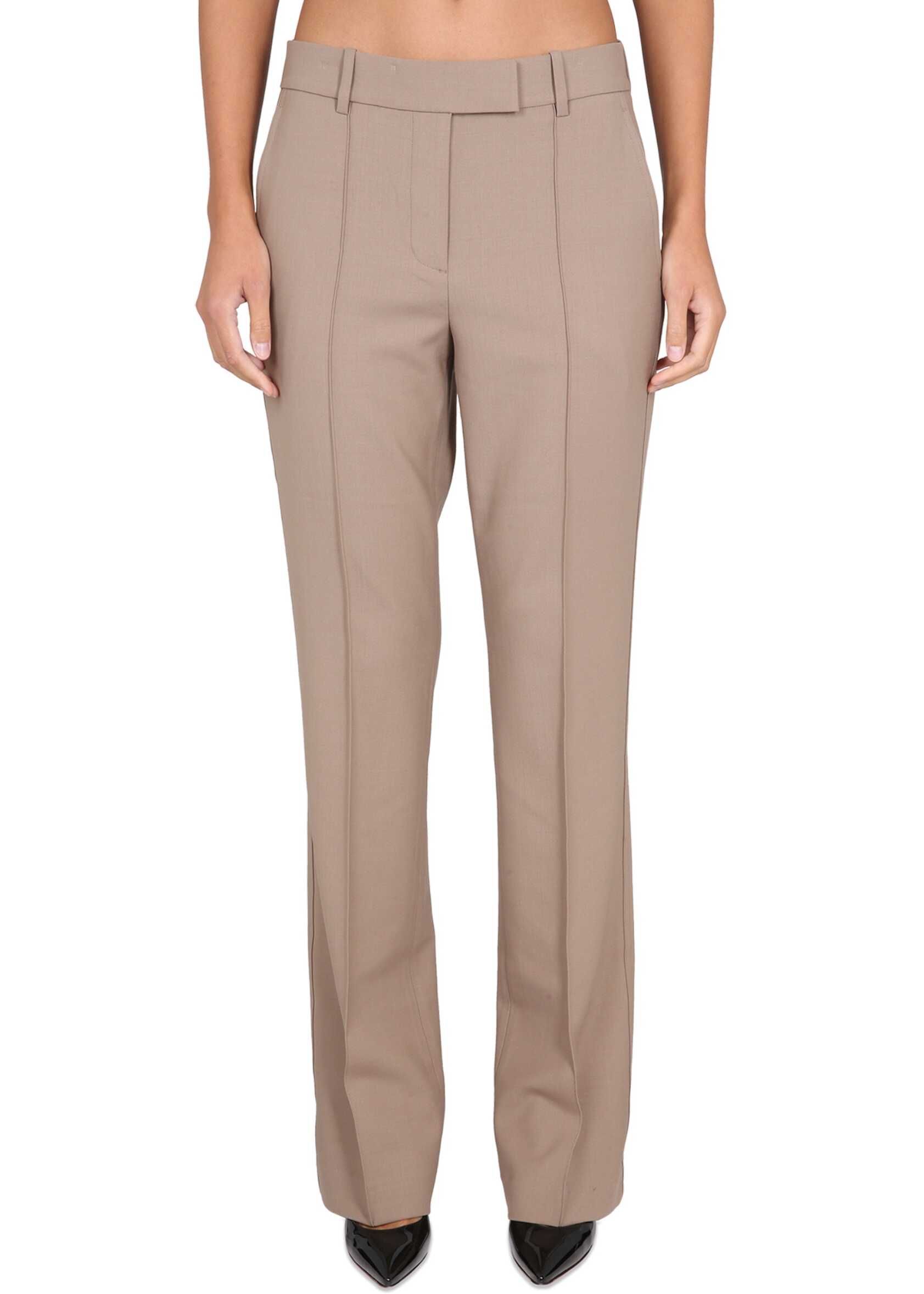 HELMUT LANG Wool Blend Pants BEIGE