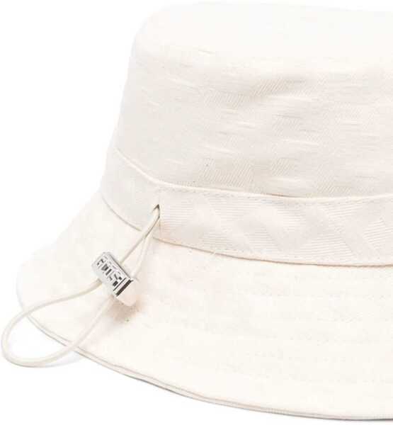 Sepci GCDS Monogram Bucket Hat WHITE Barbati (BM 9572711) 2