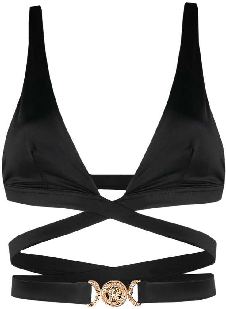 Versace Bikini Top Black