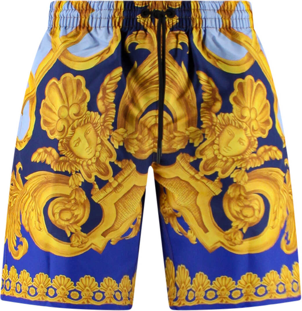 Versace Swim Trunks Gold