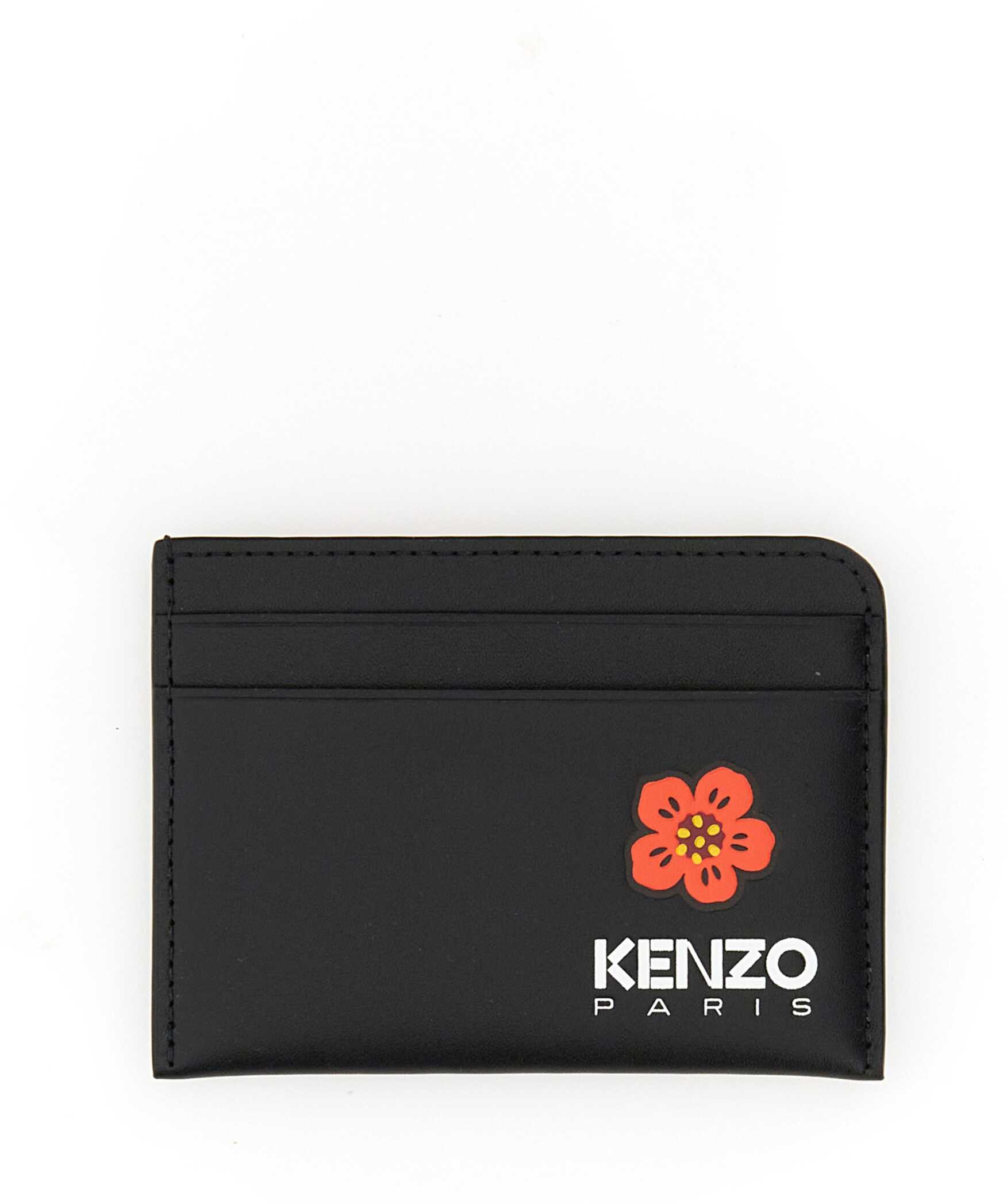 Kenzo Boke Flower Card Holder BLACK