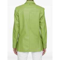 Geci Salvatore Santoro Dama - Jachete Salvatore Santoro Lime Leather Jacket GREEN Femei (BM 9574088) - B-mall.ro