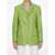 Salvatore Santoro Lime Leather Jacket GREEN