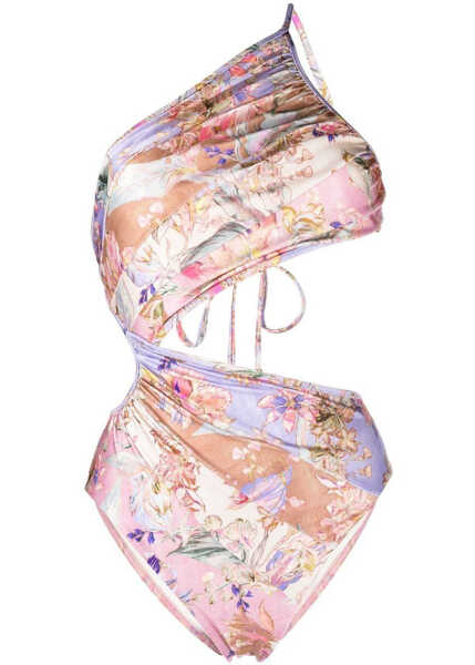 Costume de baie Dama ZIMMERMANN Cira Spliced Swimsuit