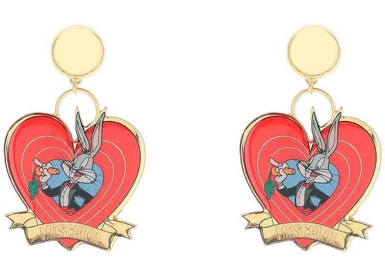 Moschino Bugs Bunny Pendant Earrings FANTASIA ROSSO image5