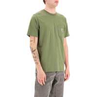 Tricouri 'Pocket' T-Shirt Featuring Logo Label Barbati