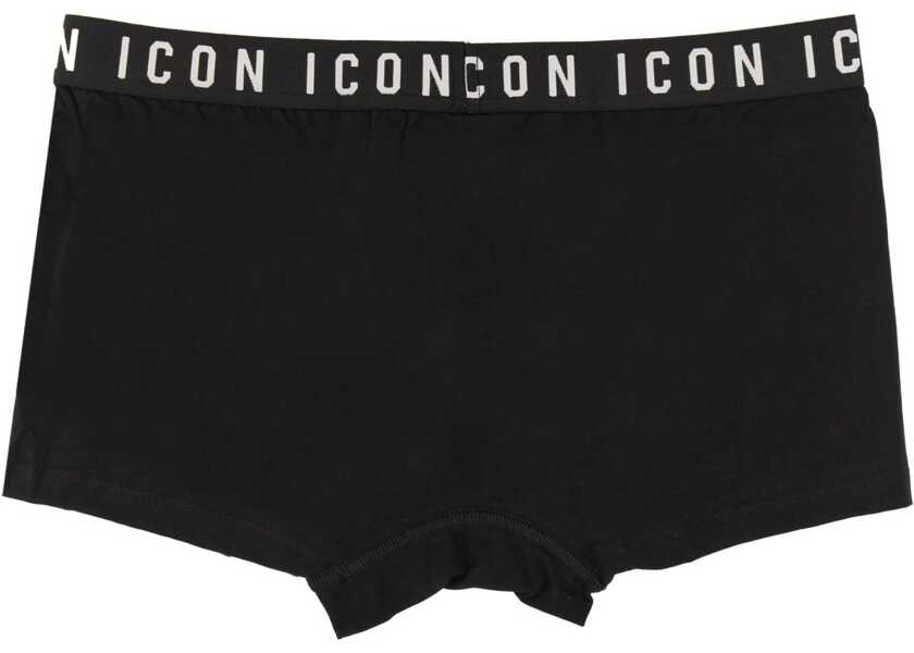 Lenjerie intima DSQUARED2 Boxer Icon BLACK Barbati (BM 9574394) 3