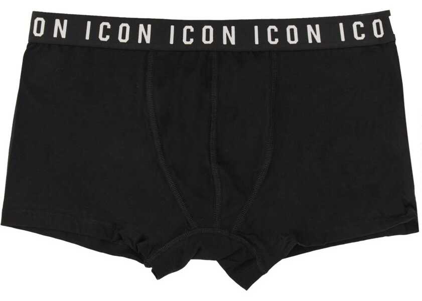 Lenjerie intima DSQUARED2 Boxer Icon BLACK Barbati (BM 9574394) 1
