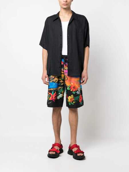 Pantaloni scurti Dolce & Gabbana Bermuda Shorts With Sunset Print MULTICOLOUR Barbati (BM 9574403) 2