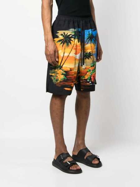 Pantaloni scurti Dolce & Gabbana Bermuda Shorts With Hawaii Print MULTICOLOUR Barbati (BM 9574406) 3