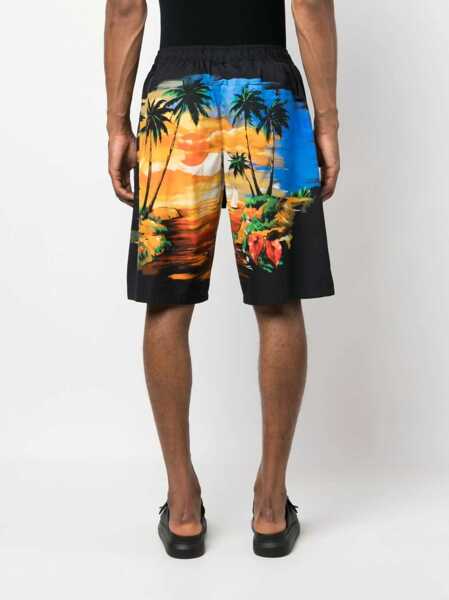 Pantaloni scurti Dolce & Gabbana Bermuda Shorts With Hawaii Print MULTICOLOUR Barbati (BM 9574406) 4