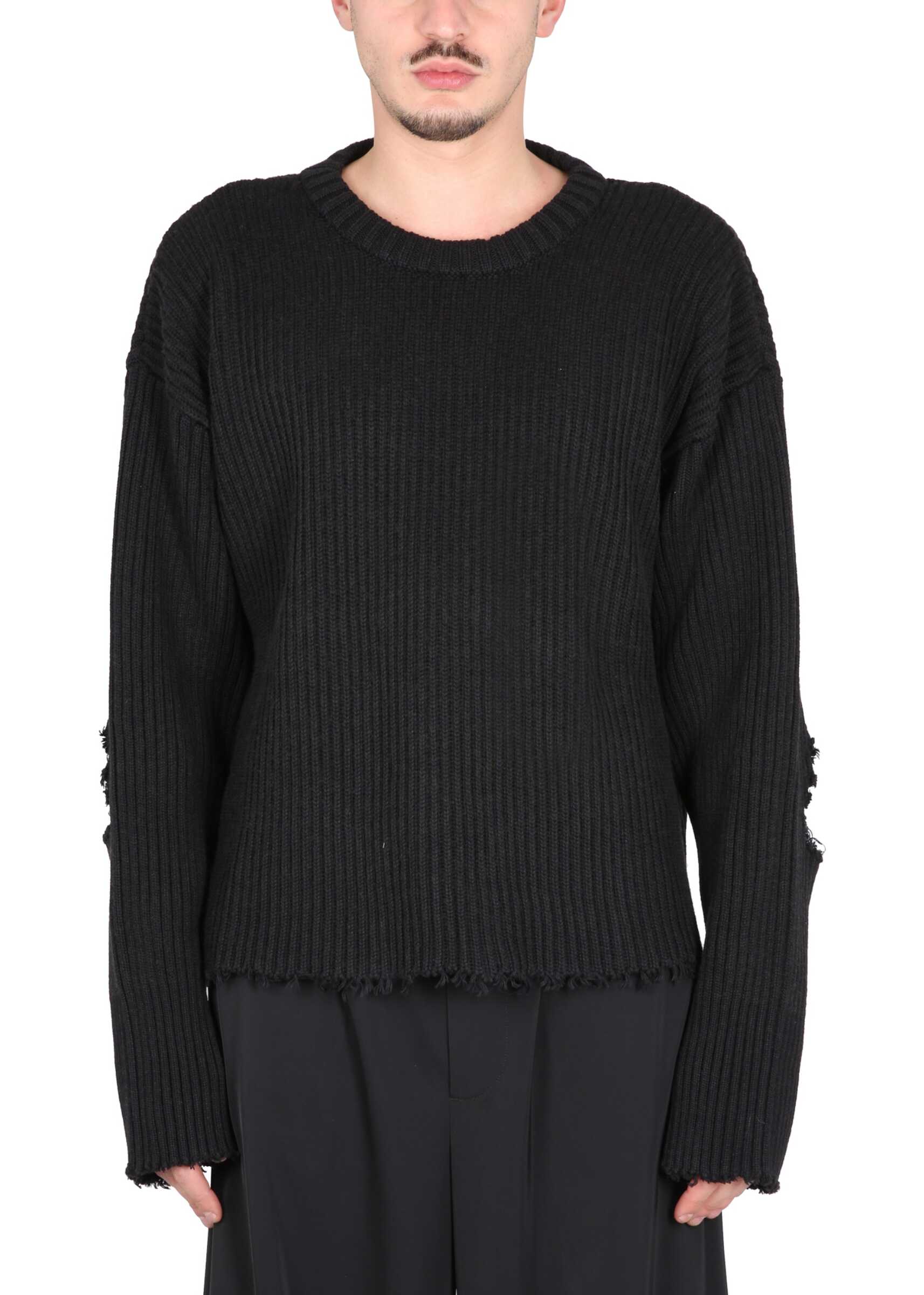 MM6 Maison Margiela Rib Knit BLACK