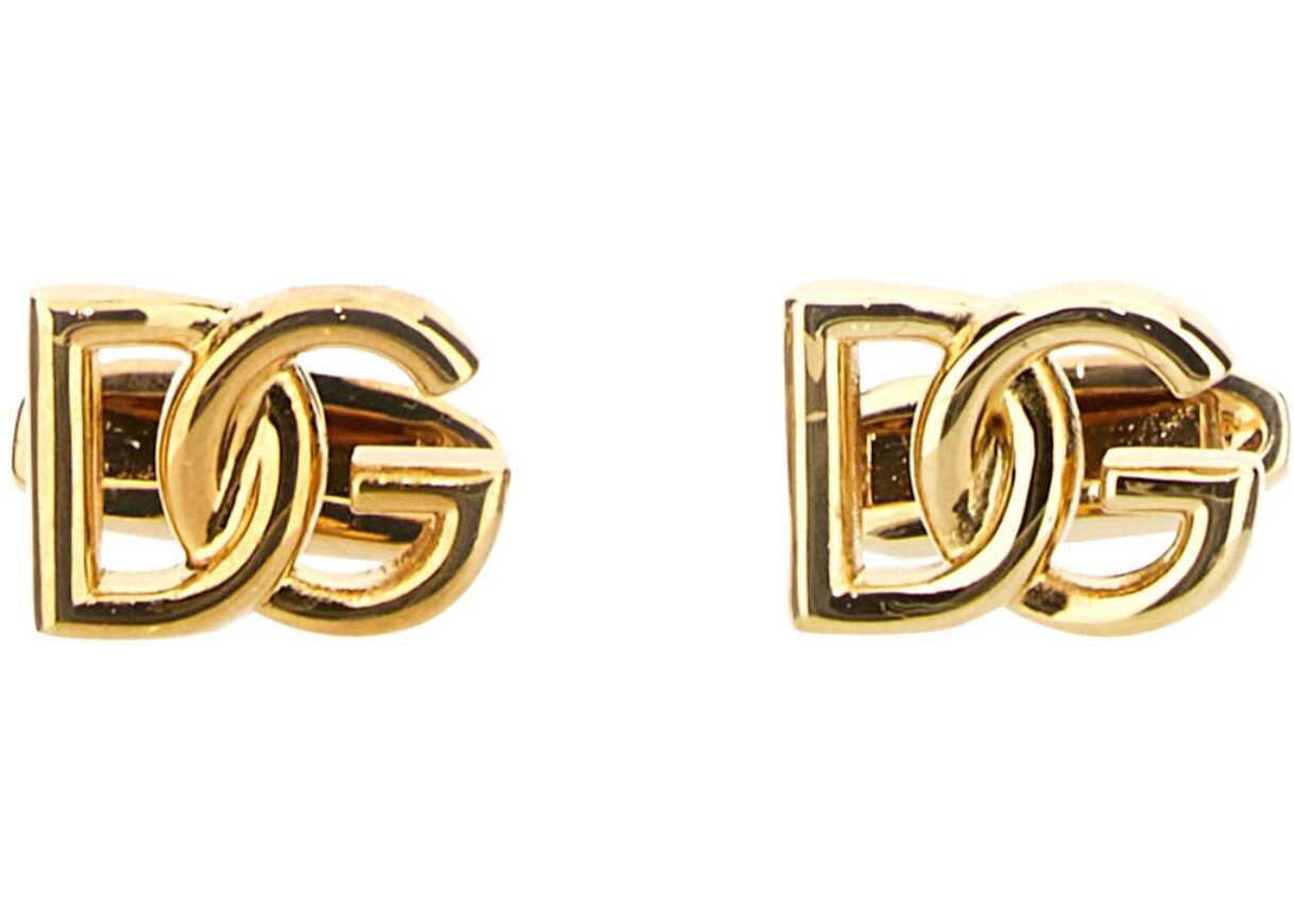 Dolce & Gabbana Dg Logo Cufflinks GOLD